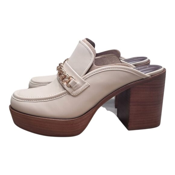 New Franco Sarto Women's Katra Clog - Color: Chifon Beige - Size: 10M (26 cm) - Picture 5 of 15